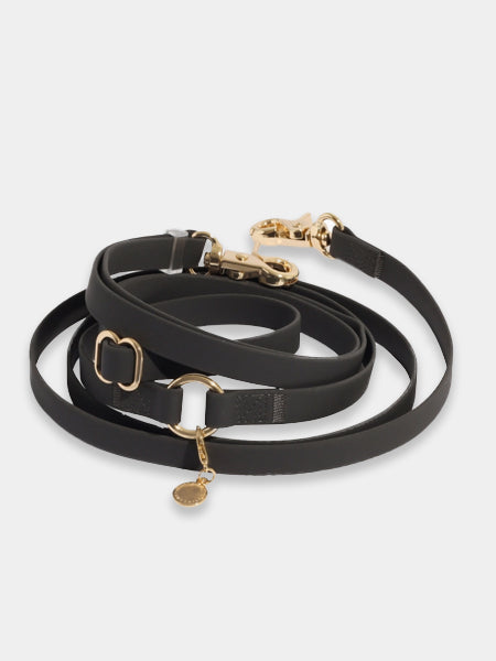 Laisse pour chien multipostions Cloud - Noire - Shop Sunny Tails