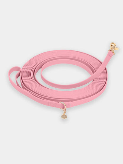 Longe waterproof d'éducation pour chien - Rose parfait - Shop Sunny Tails
