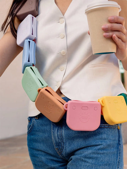 Pochette à friandises pour chien en silicone