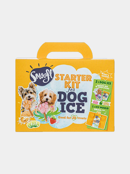 Kit de préparation pour glaces pour chien 🍓 + 🥜 - Petit chien - Smoofl