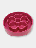 Gamelle d'enrichissement pour chien - flower rose
