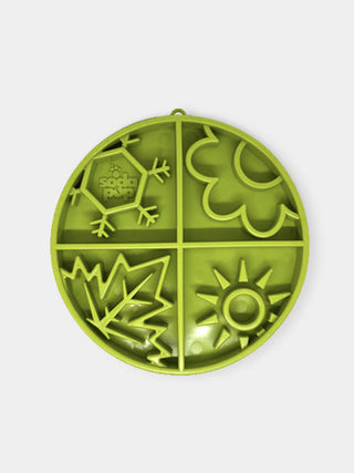 Gamelle d'enrichissement pour chien - e-tray 4 saisons - Design inspiré des 4 saisons, Formes et tailles de remplissage variées