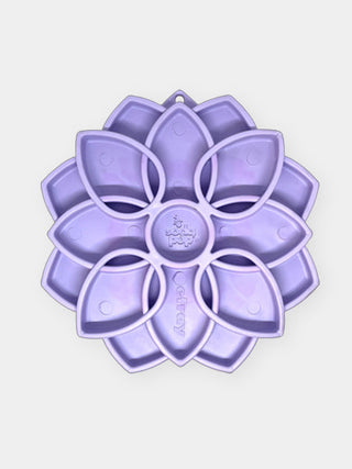 Tapis de léchage pour chien - mandala softie violet clair