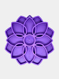 Gamelle d'enrichissement pour chien - mandala - violet