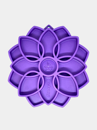 Gamelle d'enrichissement pour chien - mandala - violet