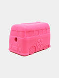 Jouet d'occupation pour chien - retro van - Forme de camionnette vintage, look, Se remplit de friandises, croquettes, pâtée ou beurre