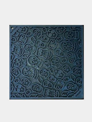 Tapis de léchage pour chien et chat - fantôme noir