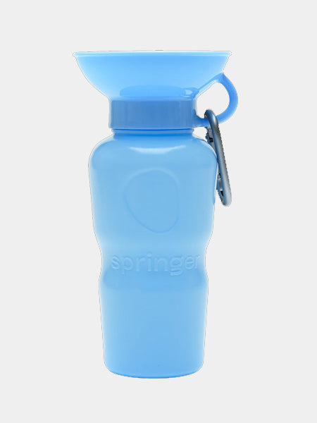 Gourde pour chien avec distributeur d’eau - Large (65 cl) Bleu - Springer