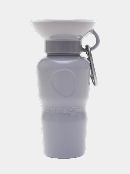 Gourde pour chien avec distributeur d’eau - Large (65 cl) Gris - Springer