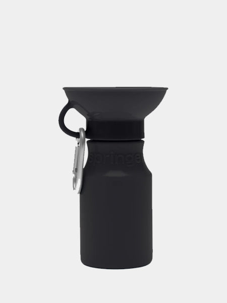 Gourde pour chien avec distributeur d’eau - Medium (44 cl) Noir - Springer