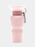 Gourde pour chien avec distributeur d’eau - rose bonbon