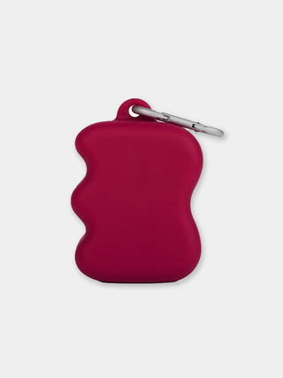 Pochette à friandises en silicone pour chien - Mûre avec mousqueton - Silicone alimentaire, non toxique, Étanche : pas de gras ni d’odeurs sur vous