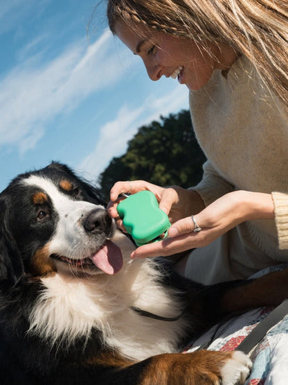 Pochette à friandises pour chien en silicone - Noir - Springer