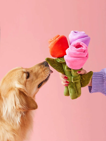 Jouet d'occupation pour chien - Bouquet de fleurs XL 💐 - The Foggy Dog