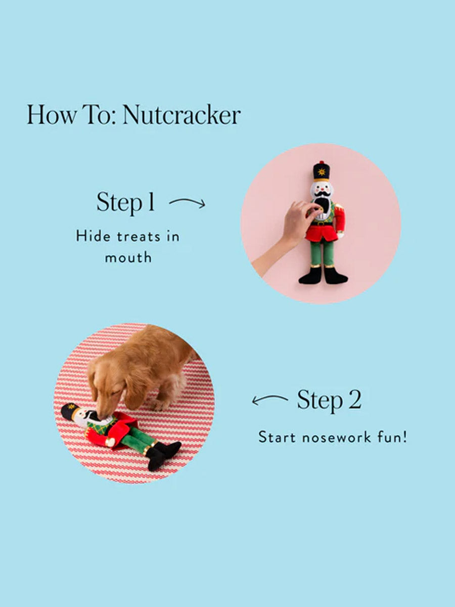 Peluche de Noël pour chien - Casse Noisette - The Foggy Dog