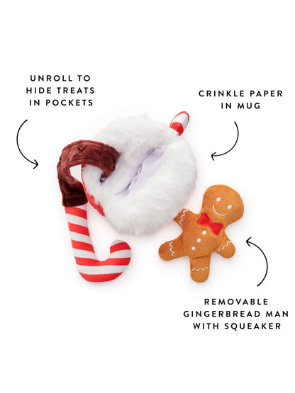 Peluche de Noël pour chien