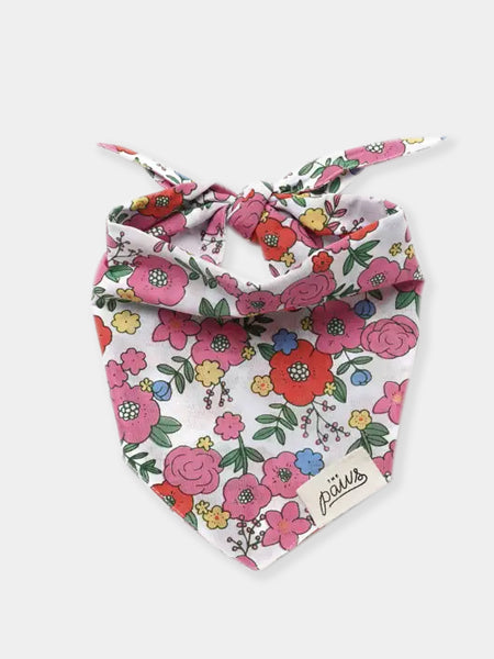 Bandana pour chien - Motif Fleuri Blossom - The Paws