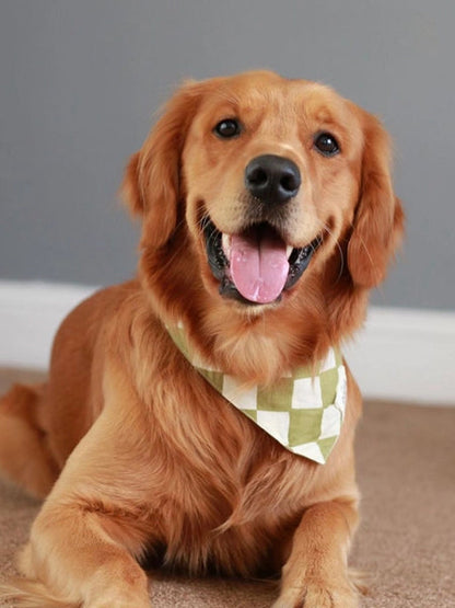 Bandana pour chien - Motif Checkmate ♟️ - The Paws