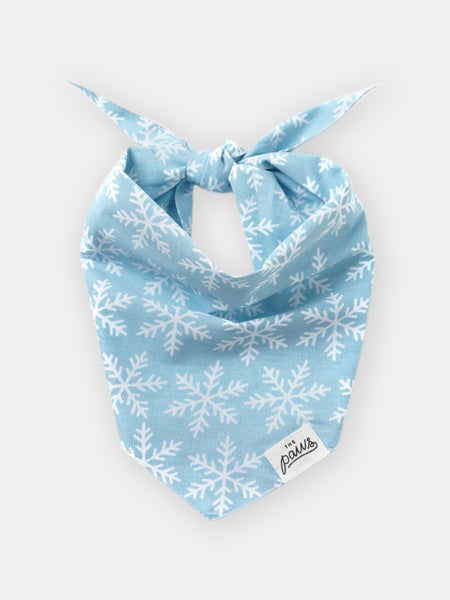 Bandana d'Hiver pour chien - Flocon ❄️ - The Paws