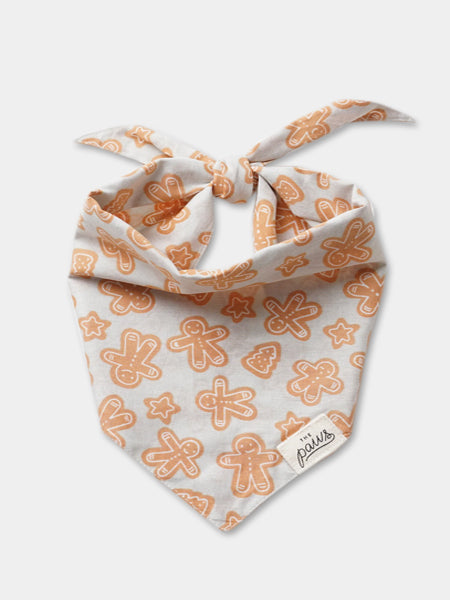 Bandana d'Hiver pour chien - Motif Cookies - The Paws
