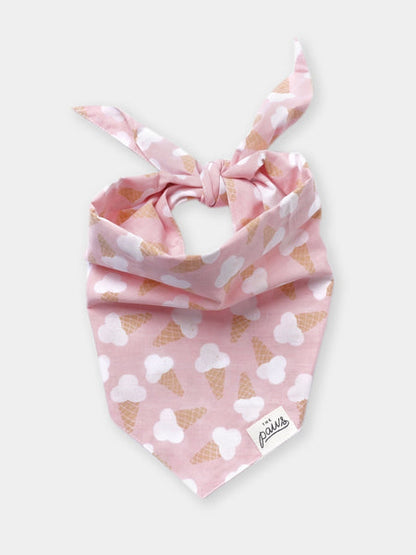 Bandana pour chien - Glace Rose - The Paws