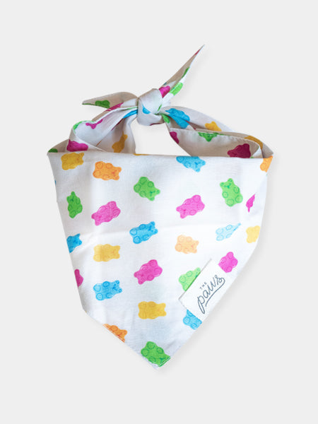 Bandana pour chien - Motif Gummi 🧸 - The Paws