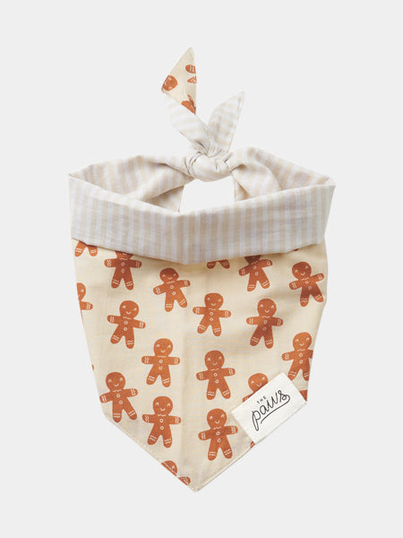 Bandana de Noël pour chien - Motif Little Ginger - The Paws