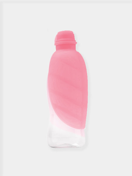 Gourde et distributeur d'eau portable Leaf - Rose - United Pets