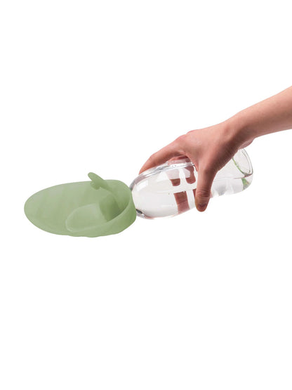 Gourde et distributeur d'eau portable Leaf - Vert - United Pets