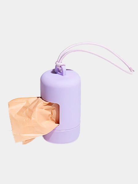 Distributeur de sacs à déjection canine - Violet - Wild One