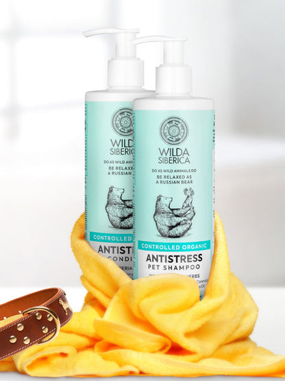 Shampoing bio pour chien et chat - Antistress - Wilda Siberica