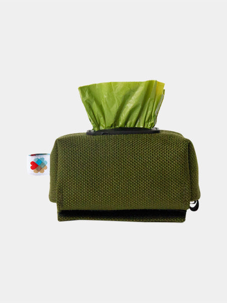 Distributeur de sacs à crottes pour chien - Vert - Wildebeest