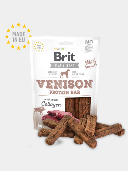 Friandises pour chien Jerky Snack - Cerf 🦌 - Brit