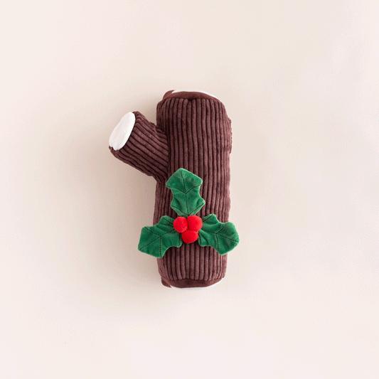 Jouet d'occupation pour chien - Bûche de Noël 🤶 - The Foggy Dog