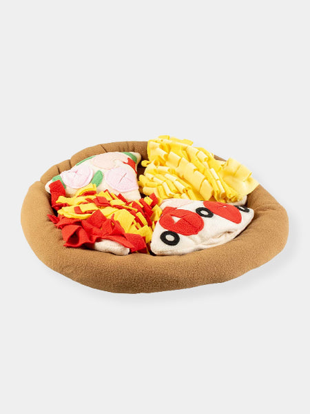 Tapis de fouille pour chien et chat  - Pizza 🍕 - Taille XL (48cm)