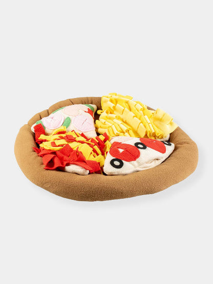 Tapis de fouille pour chien et chat  - Pizza 🍕 - Taille XL (48cm)