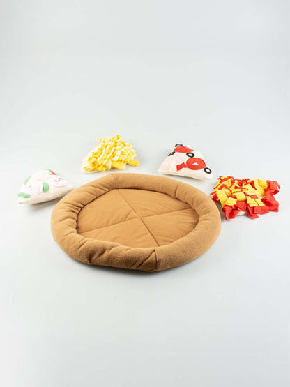 Tapis de fouille pour chien et chat  - Pizza 🍕 - Taille XL (48cm)