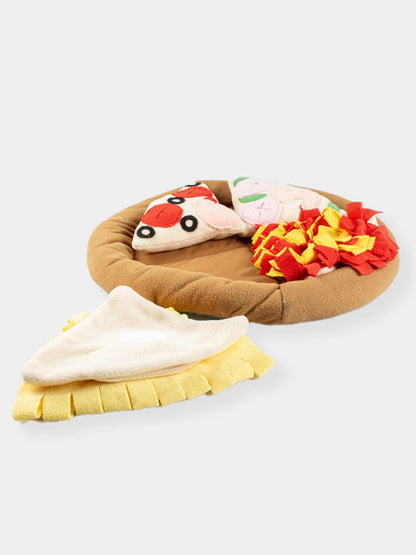 Tapis de fouille pour chien et chat  - Pizza 🍕 - Taille XL (48cm)