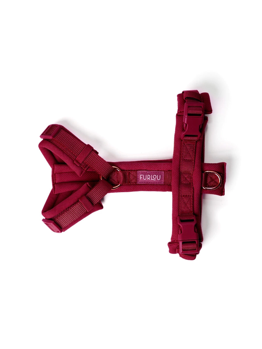 Harnais pour chien ultra léger Comfort - Bordeaux - Furlou