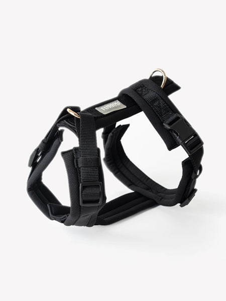 Harnais pour chien ultra léger Comfort - Noir - Furlou