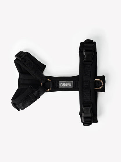 Harnais pour chien ultra léger Comfort - Noir - Furlou