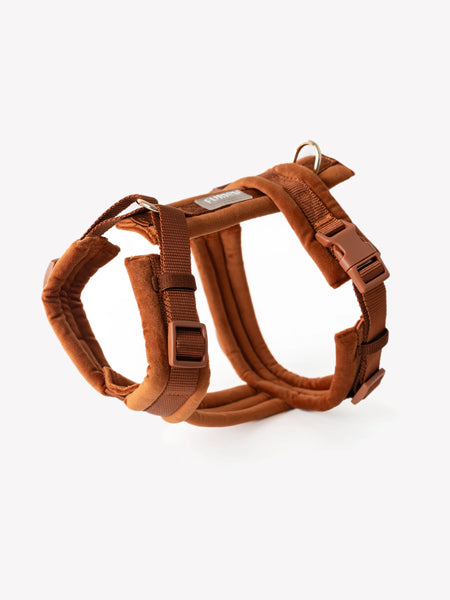 Harnais pour chien - Velvet Harness - Clay (Terre cuite) - Furlou