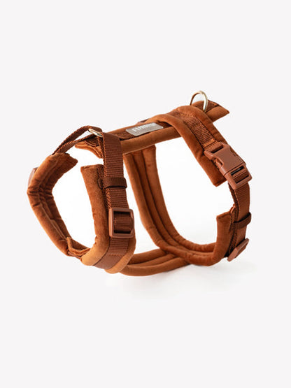 Harnais pour chien - Velvet Harness - Clay (Terre cuite) - Furlou