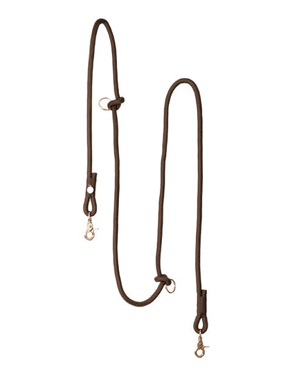 Laisse pour chien "mains libres" en corde - Marron - Furlou