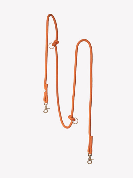 Laisse pour chien "mains libres" en corde - Terracotta - Furlou