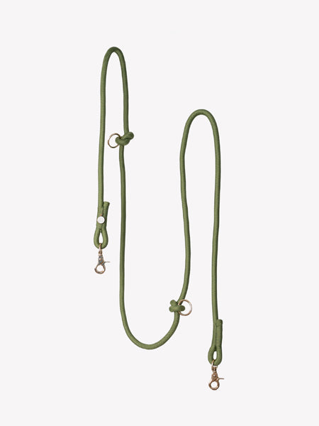 Laisse pour chien "mains libres" en corde - Green (Vert) - Furlou