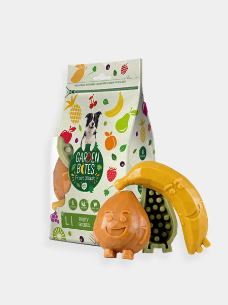 Friandises dentaires à mâcher pour chien - Garden Bites Fruity Friends - L