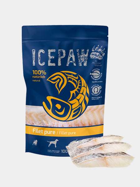 Filet de morue 100% naturel avec bouillon - Icepaw