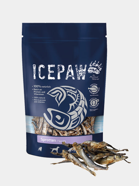 Sprats de la Baltique (poissons séchés) pour chien