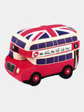 Jouet en peluche pour chien - bus londonien - Papier sonore, couine légèrement, Garnissage 100 % fibres recyclées, Doubles coutures renforcées